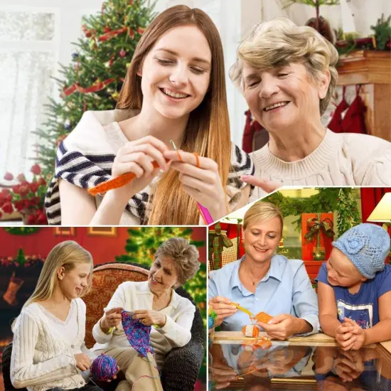 Ergonomic Crochet Hooks with Roll Felt Bag, Crochet Hooks Set for Arthritic Hands, Size from B to J Grey 2.0B~6.0J Mm {7}