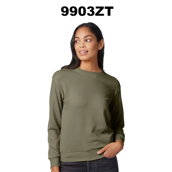 Women's Eco&reg; Washed Terry Throwback Pullover Sp Spi Tie Dye {4}