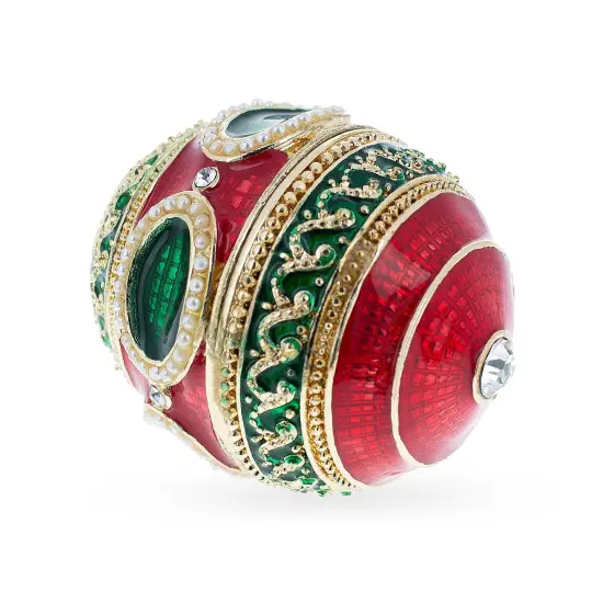 1914 Mosaic Royal Imperial Easter Egg 2.6 Inches {3}