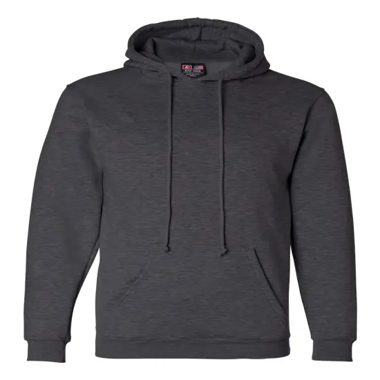 Bayside&reg; USA-Made Hooded Sweatshirt Charcoal heather {1}