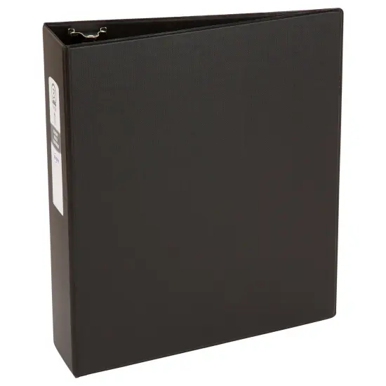 Avery Economy 3 Ring Binder, 3" Round Rings, 1 Black Binder (03602) {1}