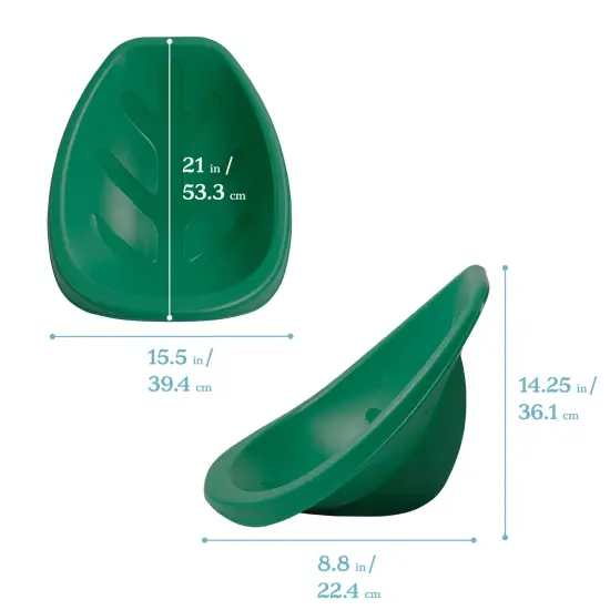 Leaf Floor Seat, Rocker Chair, 6-Piece Green {2}