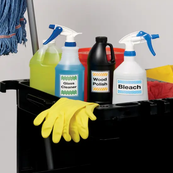 Avery Easy Align Self-Laminating ID Labels, Permanent Adhesive, 2-5/16" x 3-5/16", 100 Labels (00756) {5}