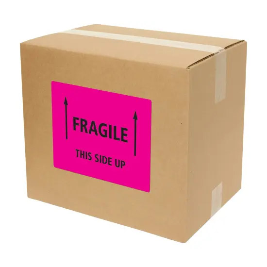 Avery Neon Shipping Labels for Laser Printers, 5-1/2" x 8-1/2", 200 Pink Labels (5948) {2}