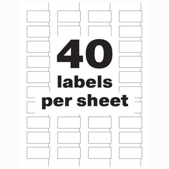 Avery PermaTrack Tamper-Evident Asset Tag Labels, 3/4" x 1-1/2", 320 Asset Tags (60528) {6}