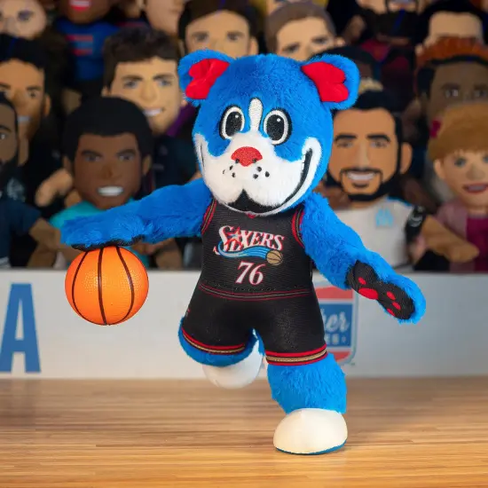 Bleacher Creatures Philadelphia 76ers Franklin Hardwood Classics 10" Mascot Plush Figure (Black Uniform) {4}