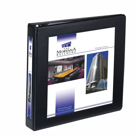Avery Heavy-Duty Framed View 3-Ring Binder, 1" One Touch EZD Rings, 1 Black Binder (68054) {1}