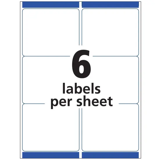 Avery Shipping Labels, Sure Feed, 3-1/3" x 4", (2 Pack of 15264) {3}