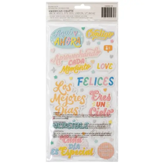 Obed Marshall - FANTASTICO - STICKER SHEET 6&rdquo;x12&rdquo; CARDSTOCK (69PIECE) 34008125 {3}