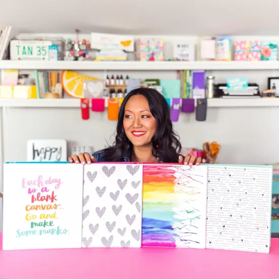 Avery + Amy Tangerine Designer Collection Binder, 1" Round Rings, 175-Sheet Capacity, Find Inspiration (28321) {4}