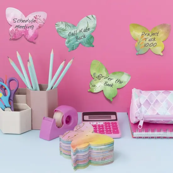 Wrapables Colorful Ethereal Butterfly Sticky Notes (Set of 12) {5}