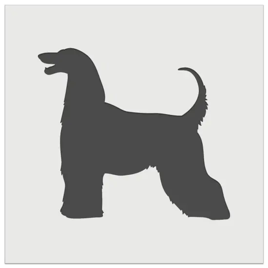 Afghan Hound Dog Solid Wall Cookie DIY Craft Reusable Stencil {7}