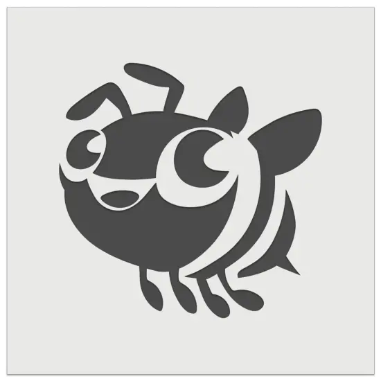 Cute Cartoon Honey Bee Bumblebee Wall Cookie DIY Craft Reusable Stencil {7}