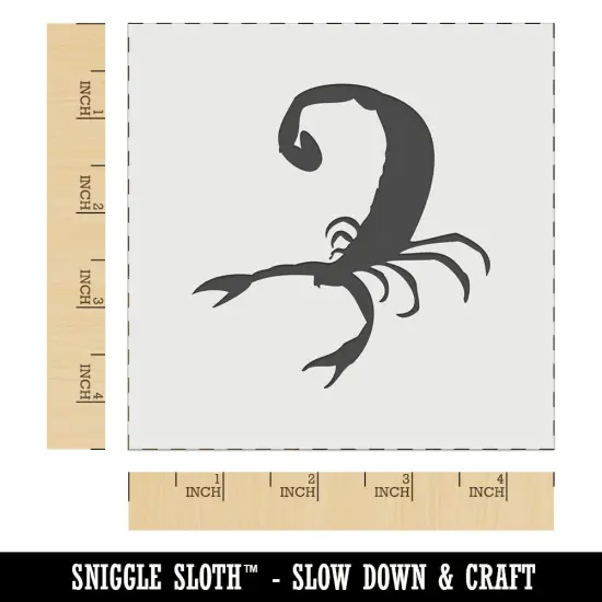 Scorpion Insect Solid Wall Cookie DIY Craft Reusable Stencil {6}