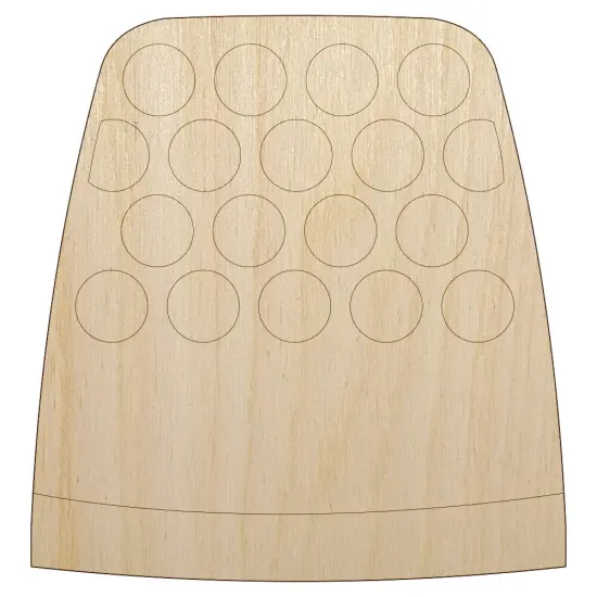 Thimble Sewing Unfinished Wood Shape Piece Cutout for DIY Craft Projects {1}