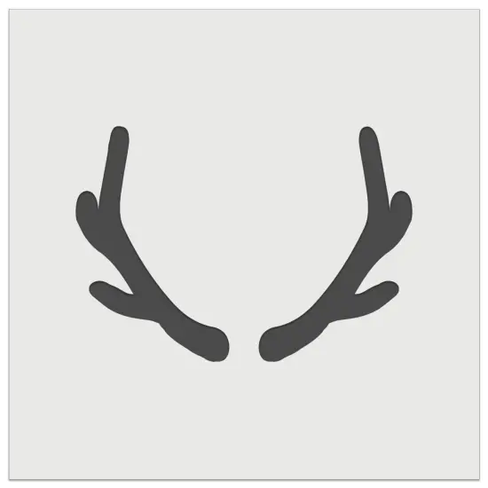 Deer Antlers Wall Cookie DIY Craft Reusable Stencil {7}