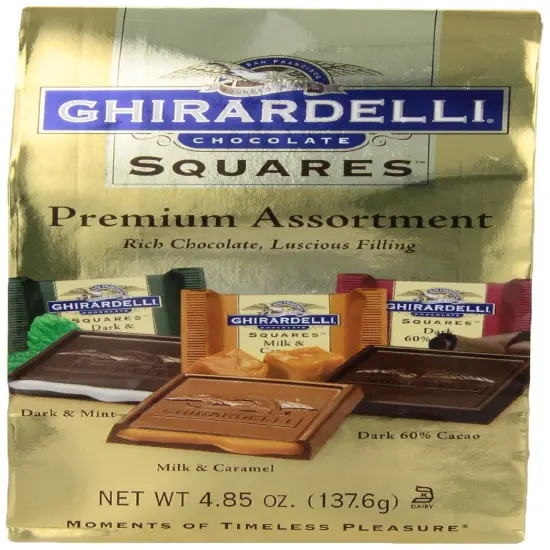 Chocolate Squares, Premium Assortment, 4.85-Ounce Packages (Case of 6) {1}