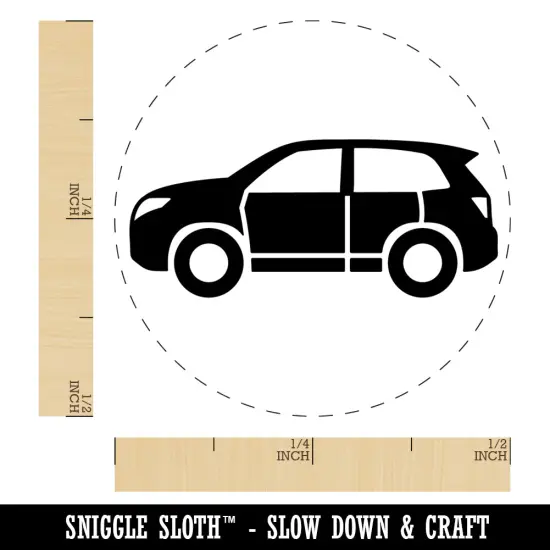 SUV Sports Utility Automobile Vehicle Self-Inking Rubber Stamp Ink Stamper for Stamping Crafting Planners Brown {1}