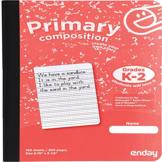 Enday 100 Ct. Primary Composition Book Purple {7}