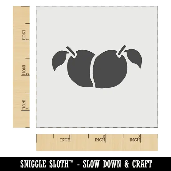 A Pair of Lemons Wall Cookie DIY Craft Reusable Stencil {5}