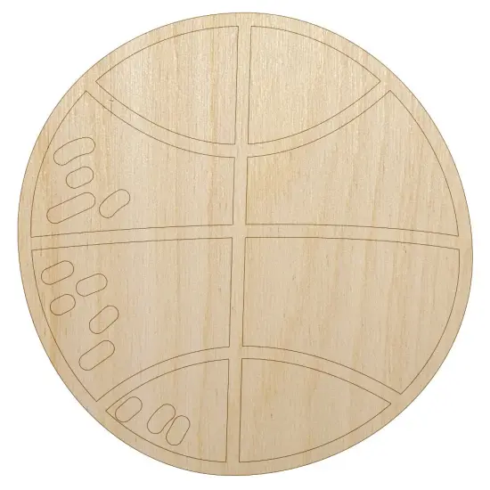 Basketball Doodle Unfinished Wood Shape Piece Cutout for DIY Craft Projects {7}