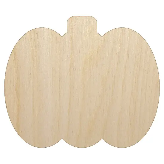 Pumpkin Halloween Fall Harvest Solid Unfinished Wood Shape Piece Cutout for DIY Craft Projects {2}