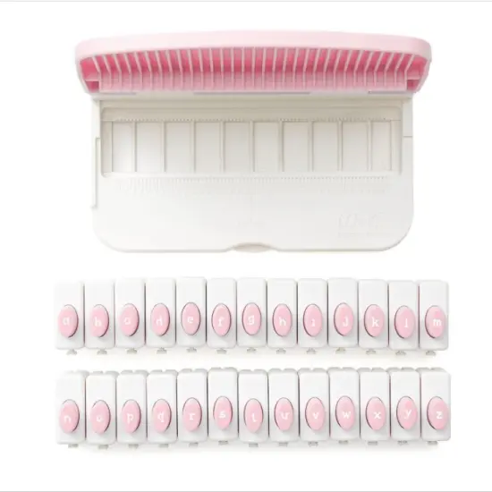 We R Memory Keepers Word Punch Board-Lowercase (27 PIECE) 661437 by American Crafts {3}