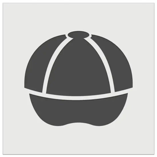 Baseball Cap Hat Wall Cookie DIY Craft Reusable Stencil {7}