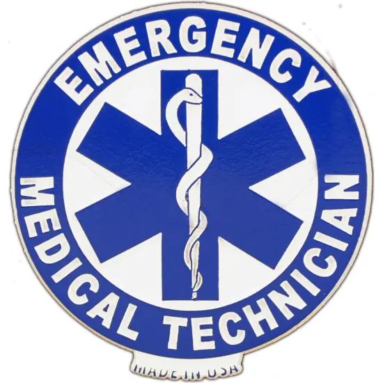 EMT Logo Flexible Magnet Car Fridge Locker Decal (2-5/8") {1}