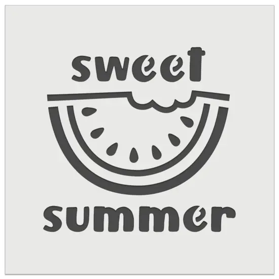 Sweet Summer Watermelon Wall Cookie DIY Craft Reusable Stencil {2}