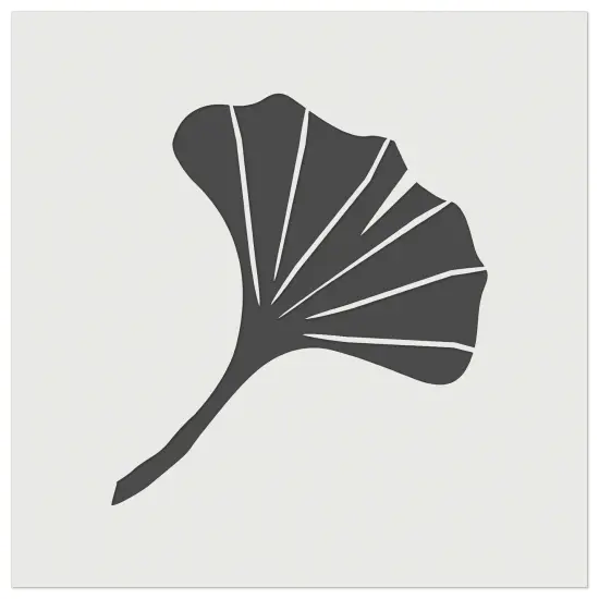 Ginkgo Leaf Wall Cookie DIY Craft Reusable Stencil {2}