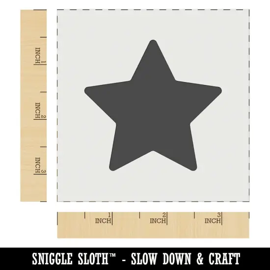Star Shape Excellent Wall Cookie DIY Craft Reusable Stencil {6}