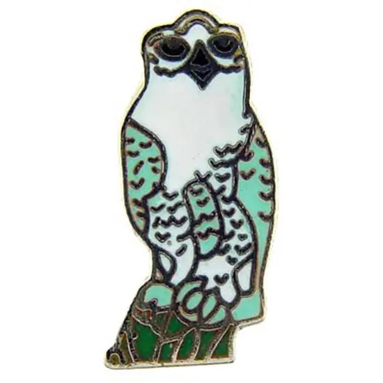 Snowy Owl Pin 1" {1}