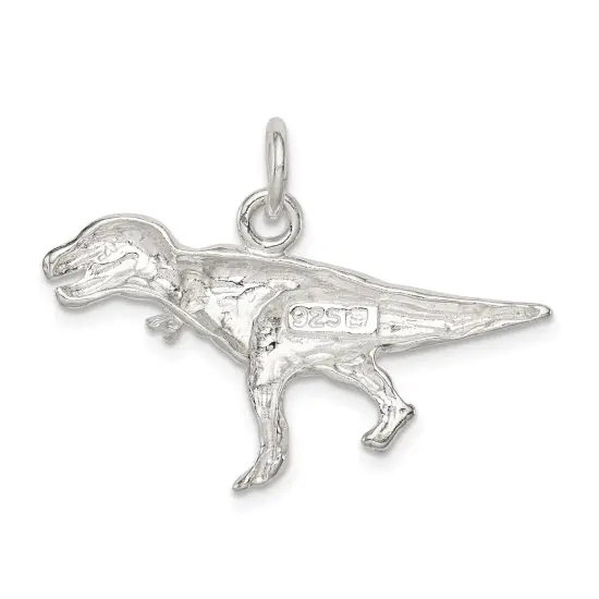 Sterling Silver T-Rex Charm Pendant Dinosaur Jewelry {3}