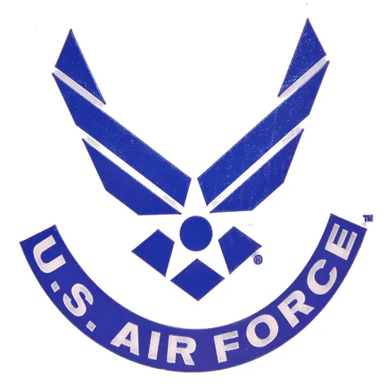 US Air Force Logo Magnet Car Fridge Locker Decal (2-5/8") {1}