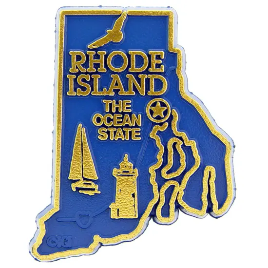 Rhode Island Refrigerator Magnet 2" {1}