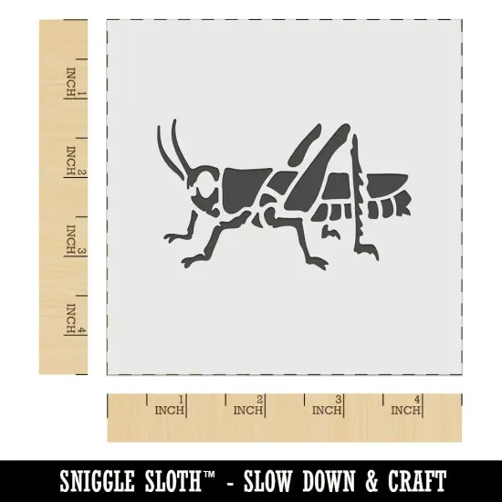 Grasshopper Locust Insect Bug Wall Cookie DIY Craft Reusable Stencil {6}
