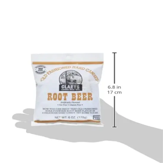 Old Fashioned Hard Candy Root Beer, 6 oz - Case of 24 {3}
