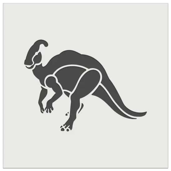 Parasaurolophus Dinosaur Wall Cookie DIY Craft Reusable Stencil {2}