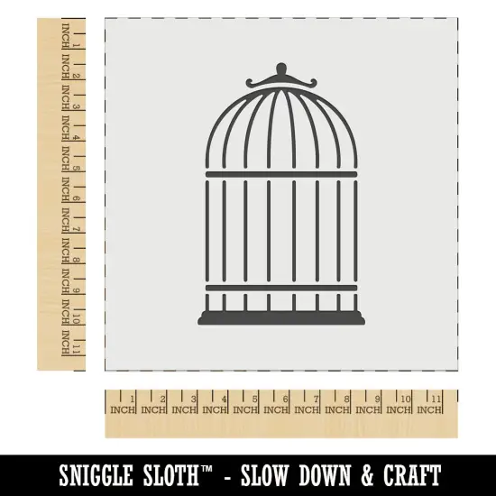 Pet Wire Birdcage Wall Cookie DIY Craft Reusable Stencil {1}