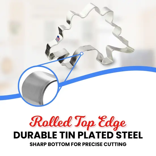 CookieCutter.Com Stegosaurus Dinosaur Cookie Cutter 5 Inch &ndash;Tin Plated Steel Cookie Cutters &ndash; Made In The USA {4}