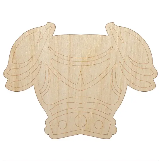 Fantasy Medieval Plate Armor Unfinished Wood Shape Piece Cutout for DIY Craft Projects {7}