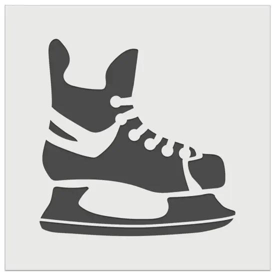 Hockey Ice Skates Skating Blades Wall Cookie DIY Craft Reusable Stencil {2}