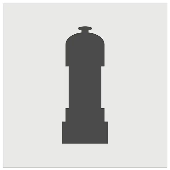 Pepper Grinder Solid Wall Cookie DIY Craft Reusable Stencil {7}