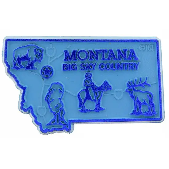 Montana Refrigerator Magnet 2" {1}