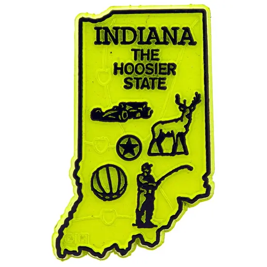 Indiana Refrigerator Magnet 2" {1}