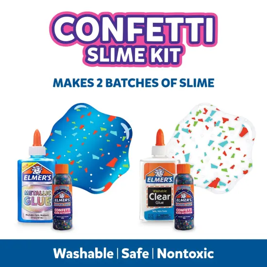 Elmer's Confetti Slime Kit {6}