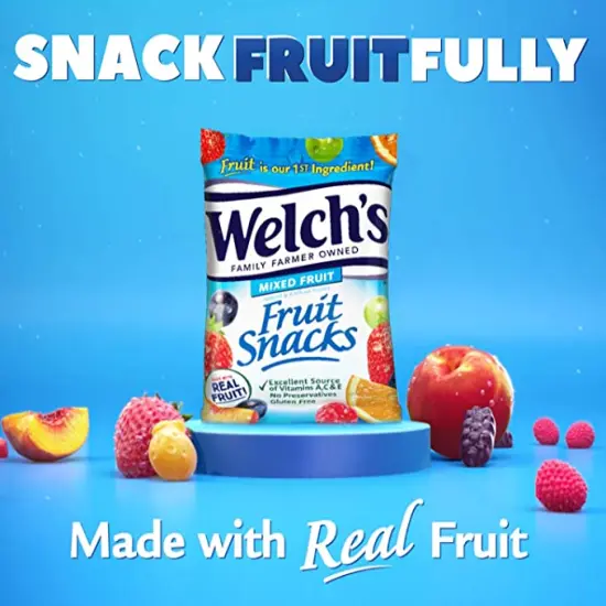 Fruit Snacks, Mixed Fruit, Gluten Free, 5 oz Bags (Case of 12) {2}