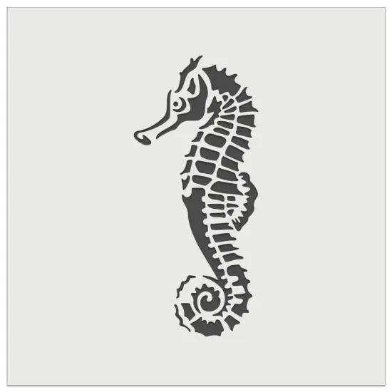 Thorny Seahorse Wall Cookie DIY Craft Reusable Stencil {2}