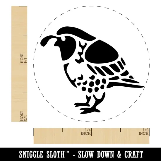 Southwestern Style Tribal Quail Bird Self-Inking Rubber Stamp Ink Stamper for Stamping Crafting Planners Orange {1}